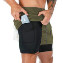 Shorts Para Treino 2 em 1 Esporte Air Effect